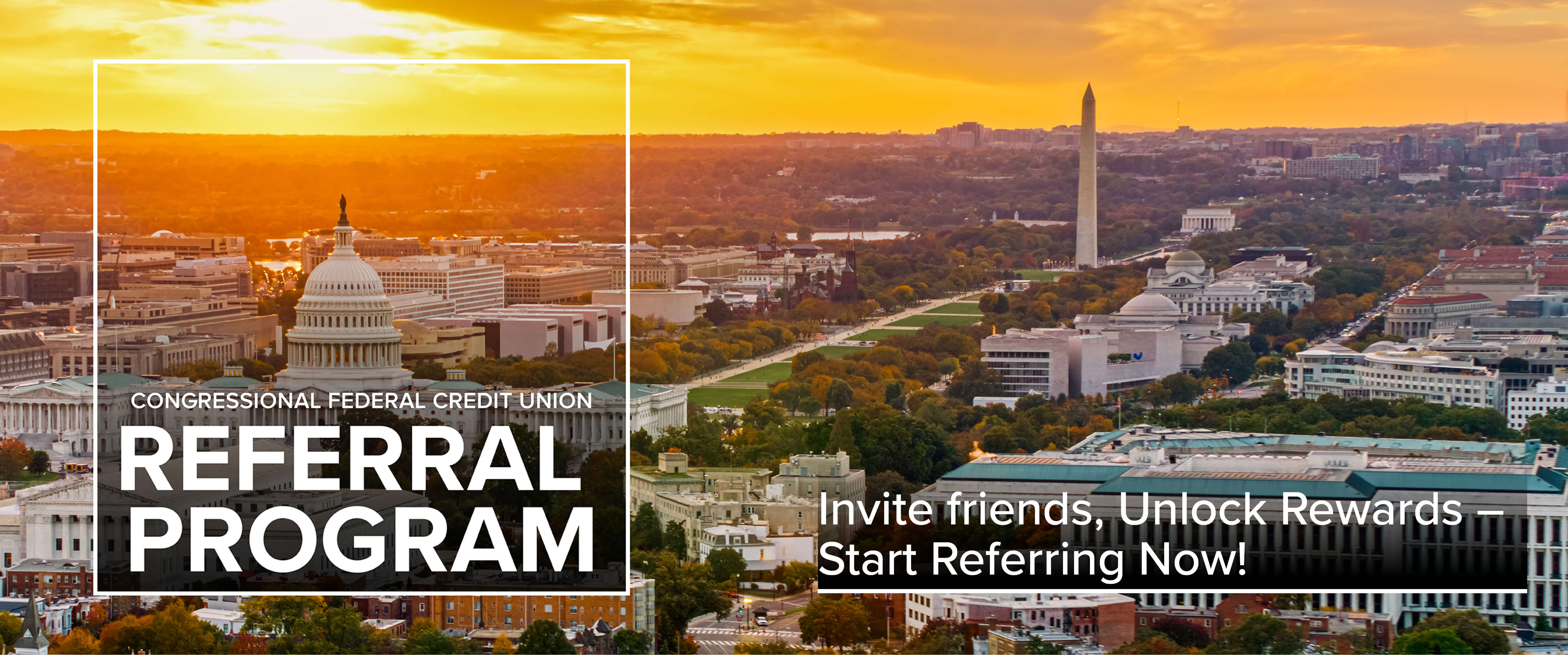 Congressional Federal Referral Program, Invite friends, Unlock Rewards - Start referring now!