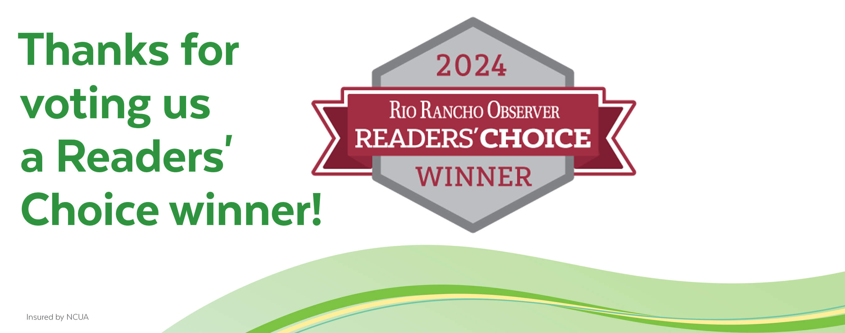 Rio Rancho Observer Readers Choice 2024 Winner Banner