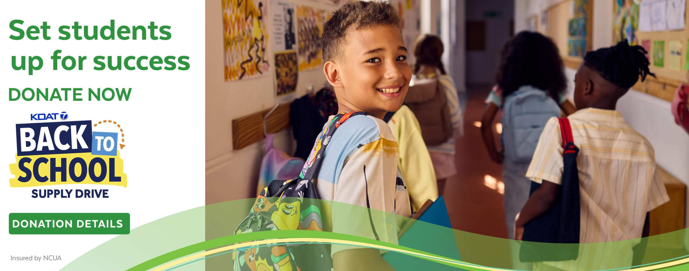 2026 KOAT Back-to-School Drive Banner