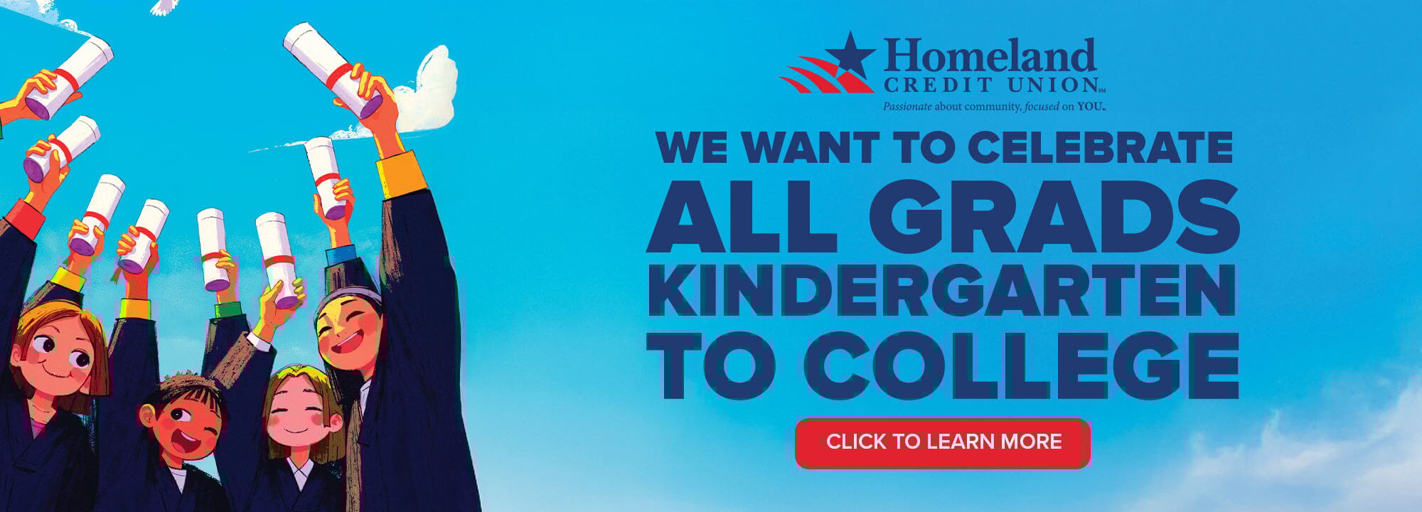 WE want to celebrate all grads kindergarten to college