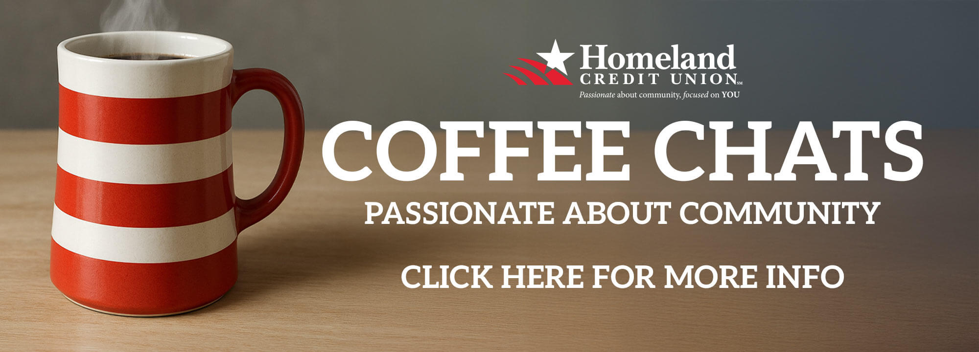 Coffee Chats Passionate About Community Click For More Info