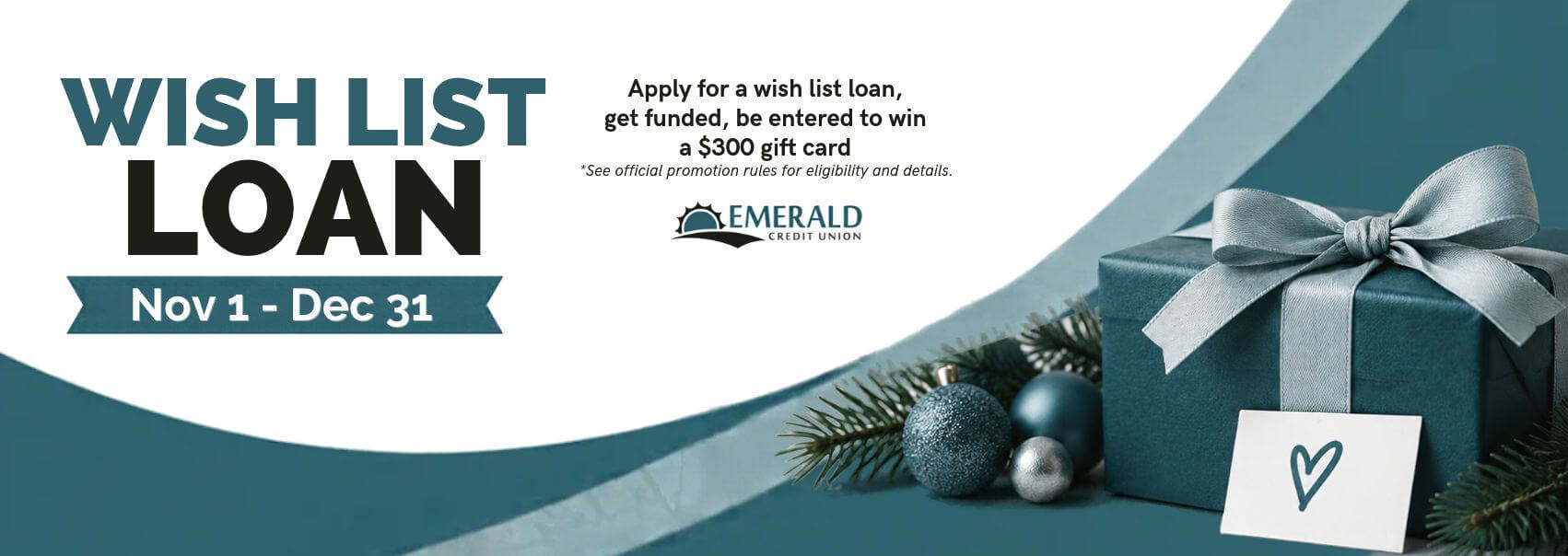 Holiday Wish List Loan Promotion