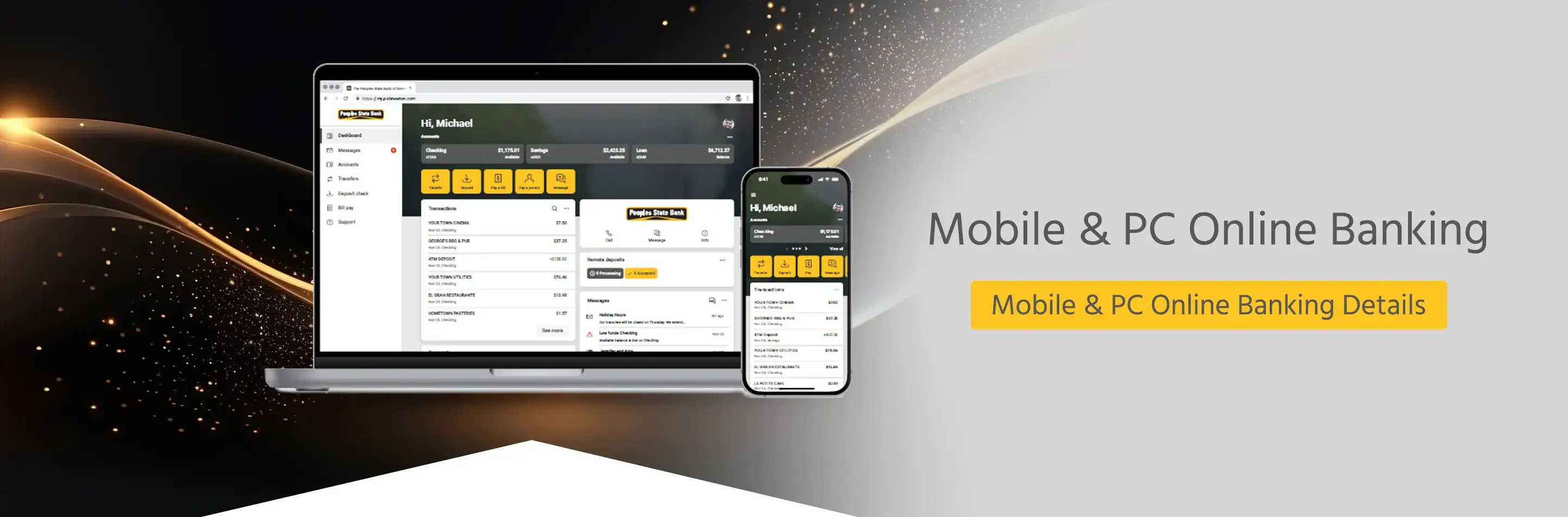 Mobile & PC Online Banking. Mobile & PC Online Banking Details. 