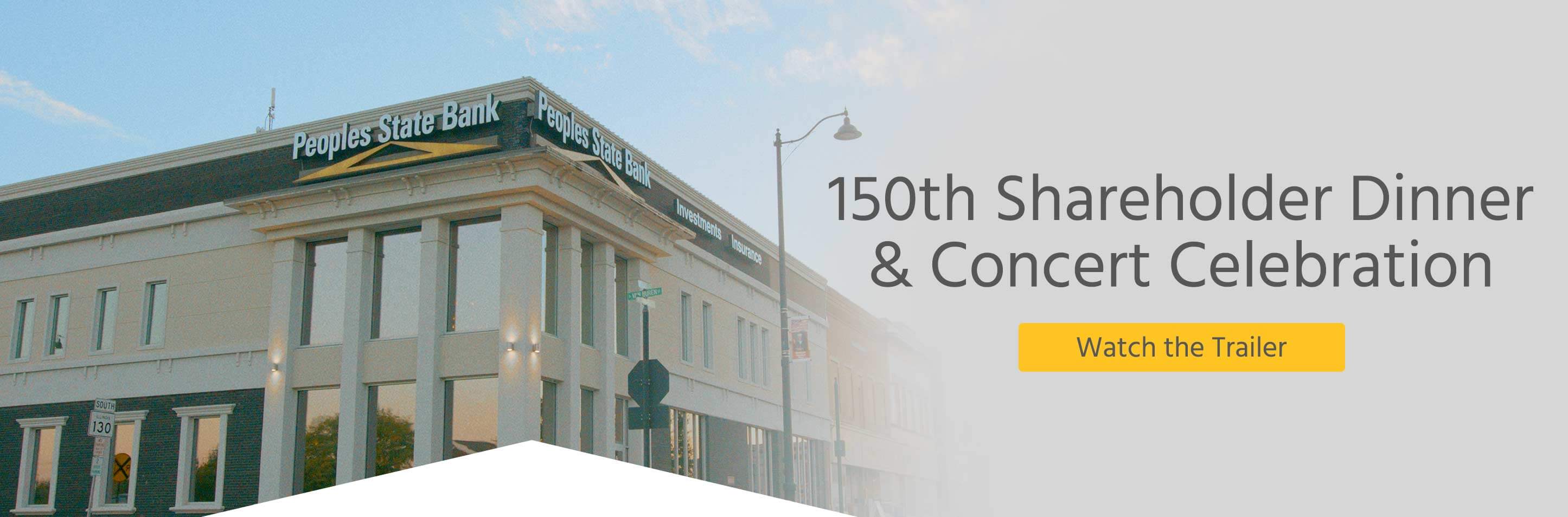 150th Shareholder Dinner & Concert Celebration