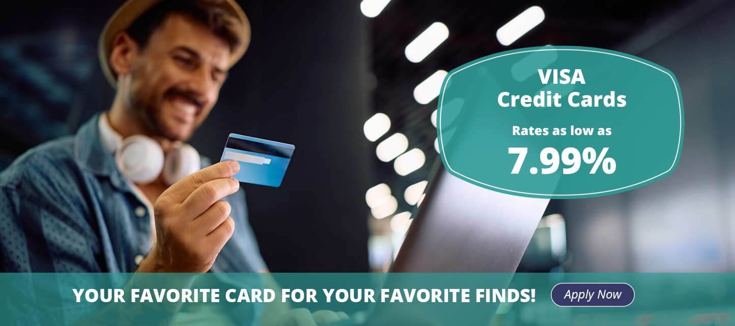 Visa Credit Cards. Rates as low as 7.99%. Your favorite card for your favorite finds! Apply now.