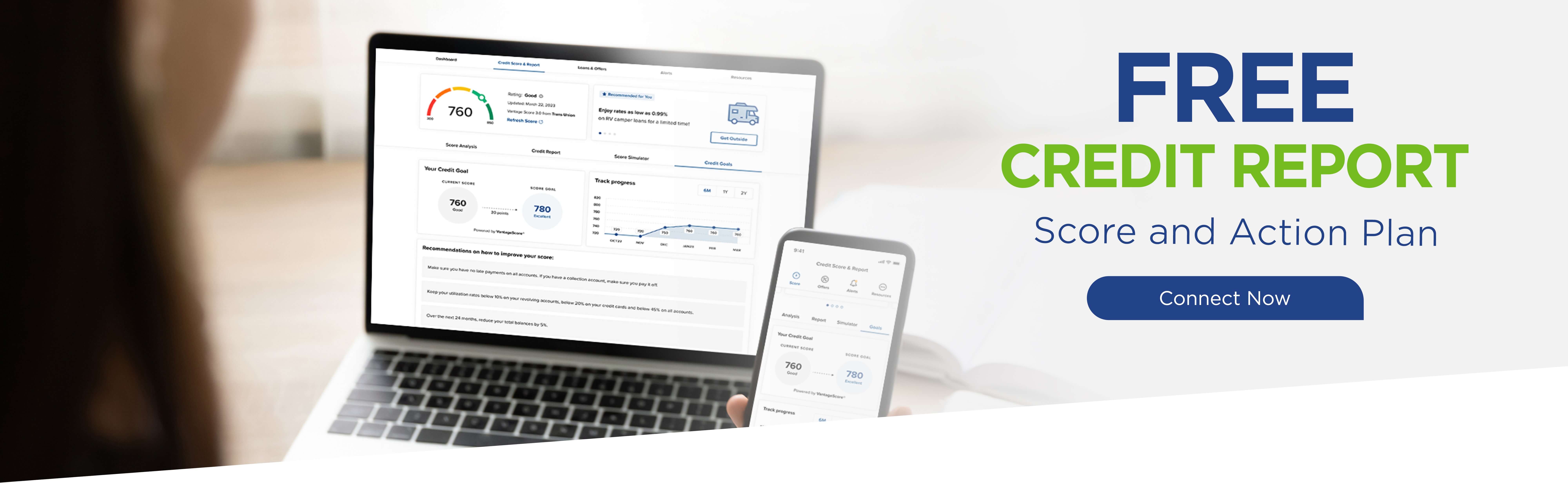 Get your free credit report and credit score