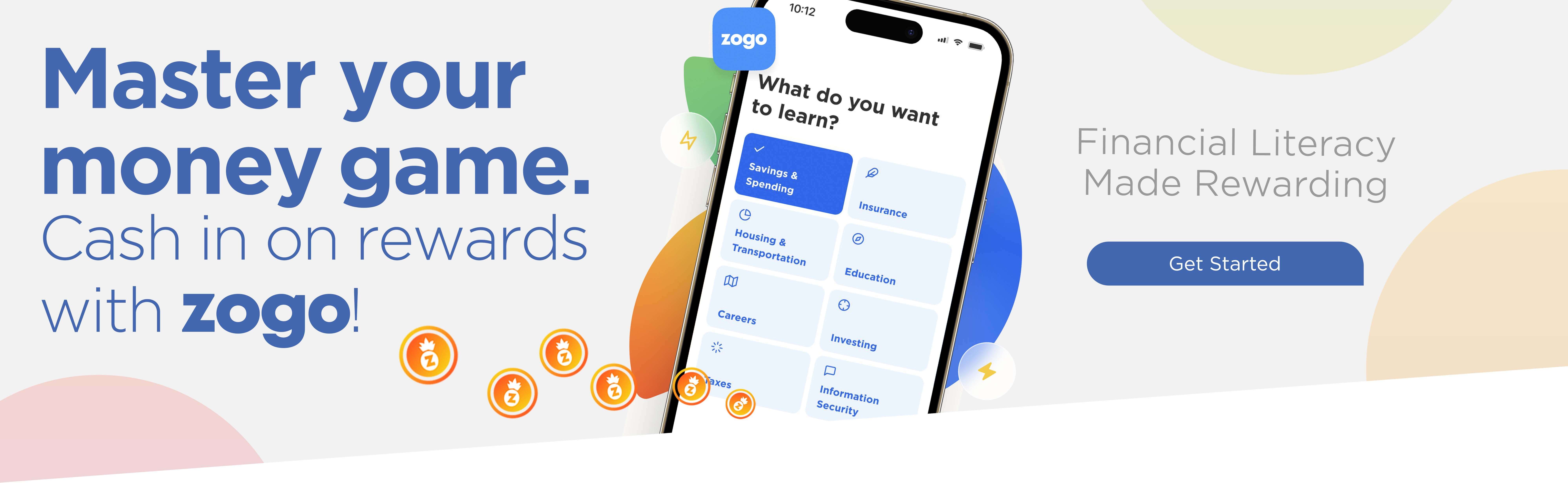 Earn and Learn with the Zogo Financial Literacy App