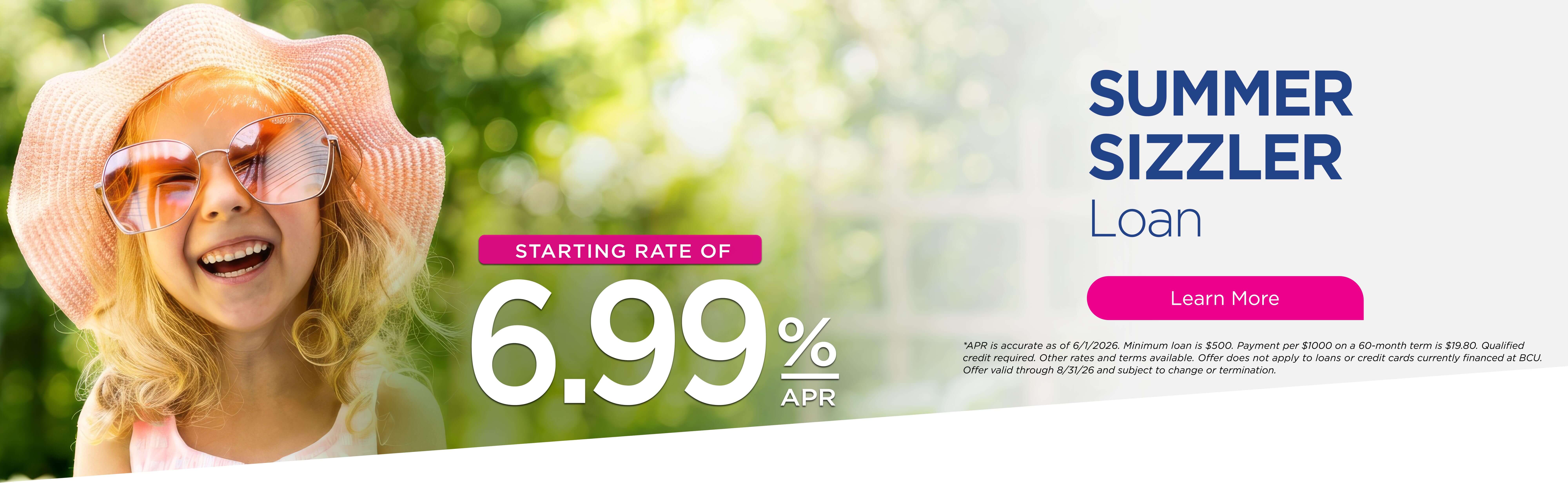 Pay for summer wants and needs with a Summer Sizzler personal loan