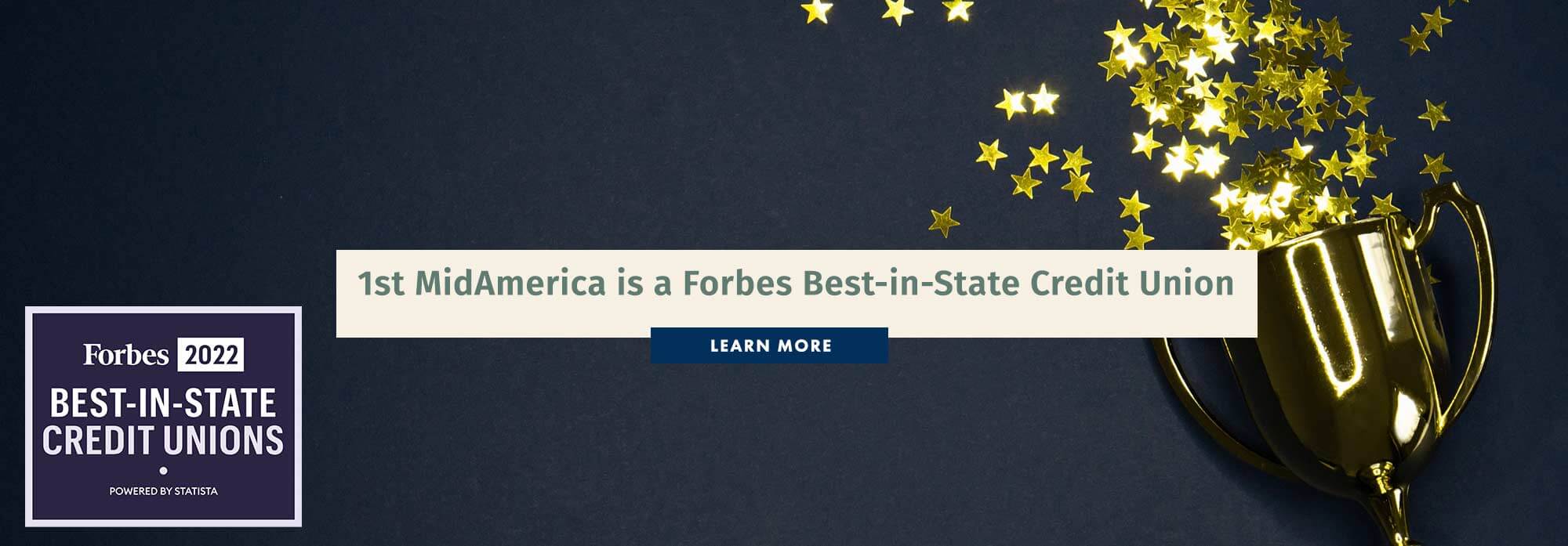 1st MidAmerica is a Forbes Best-in-State Credit Union