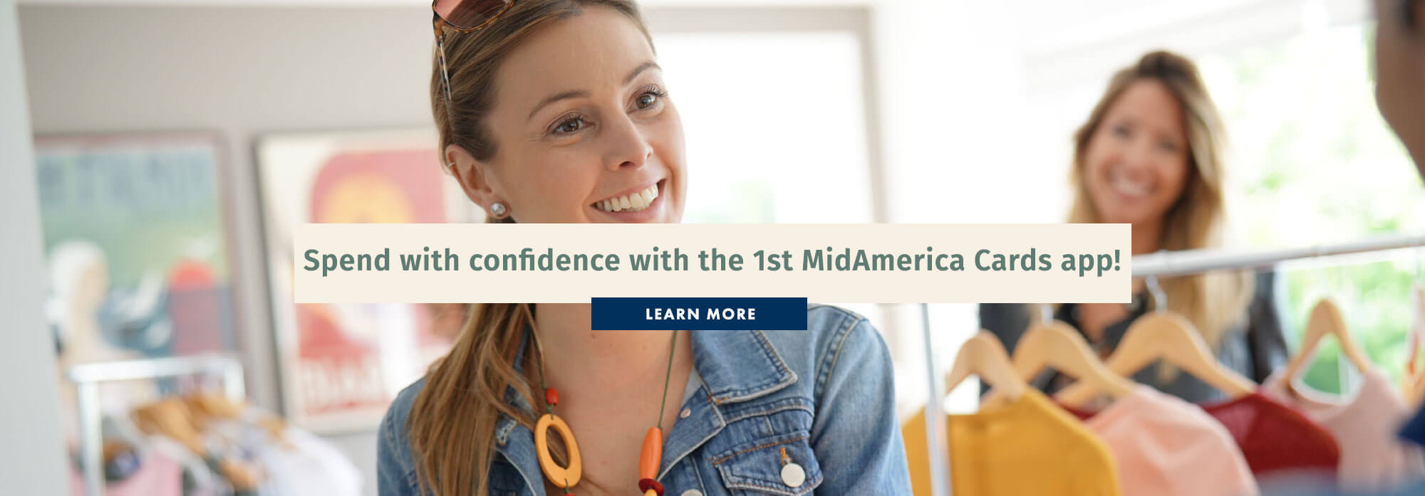 Spend with confidence with the 1st MidAmerica Cards app! Learn more