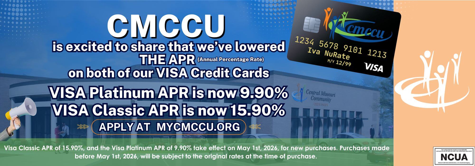 CMCCU VISA APR