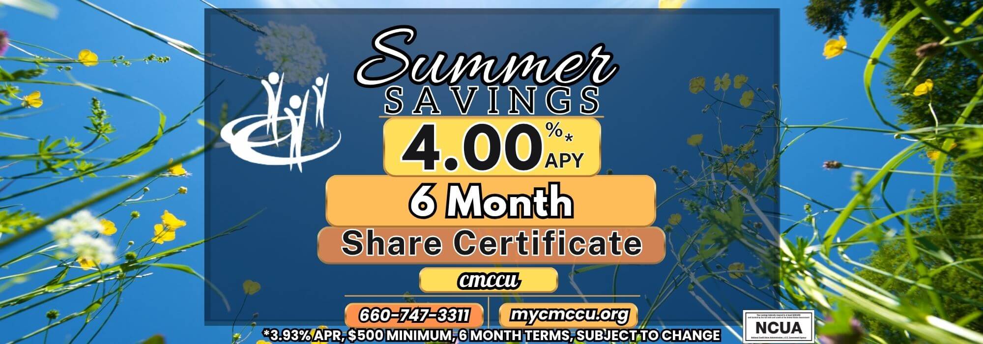 4.00 Share Certificates Promo
