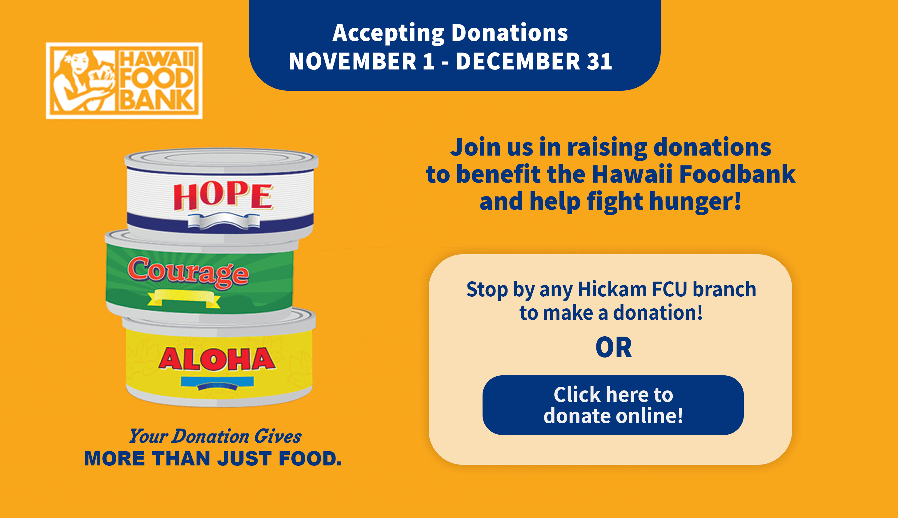 Donate to the Hawaii Foodbank