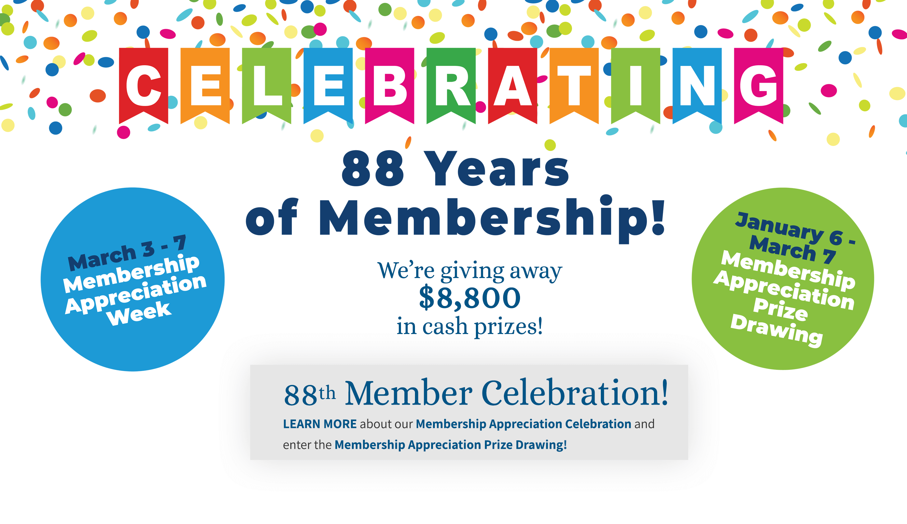 88th Membership Celebration