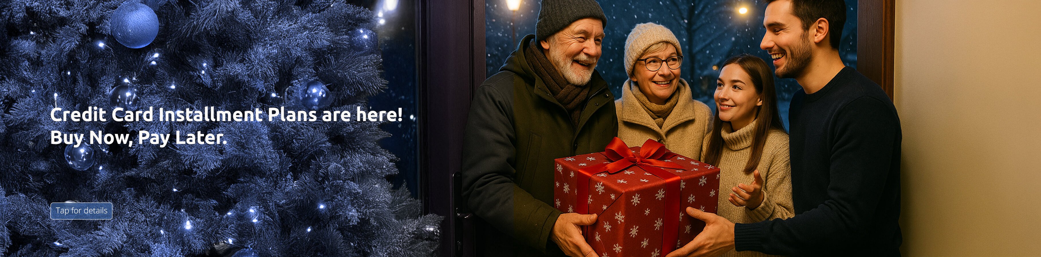 Credit Card Installment Plans are here! Buy Now, Pay Later.