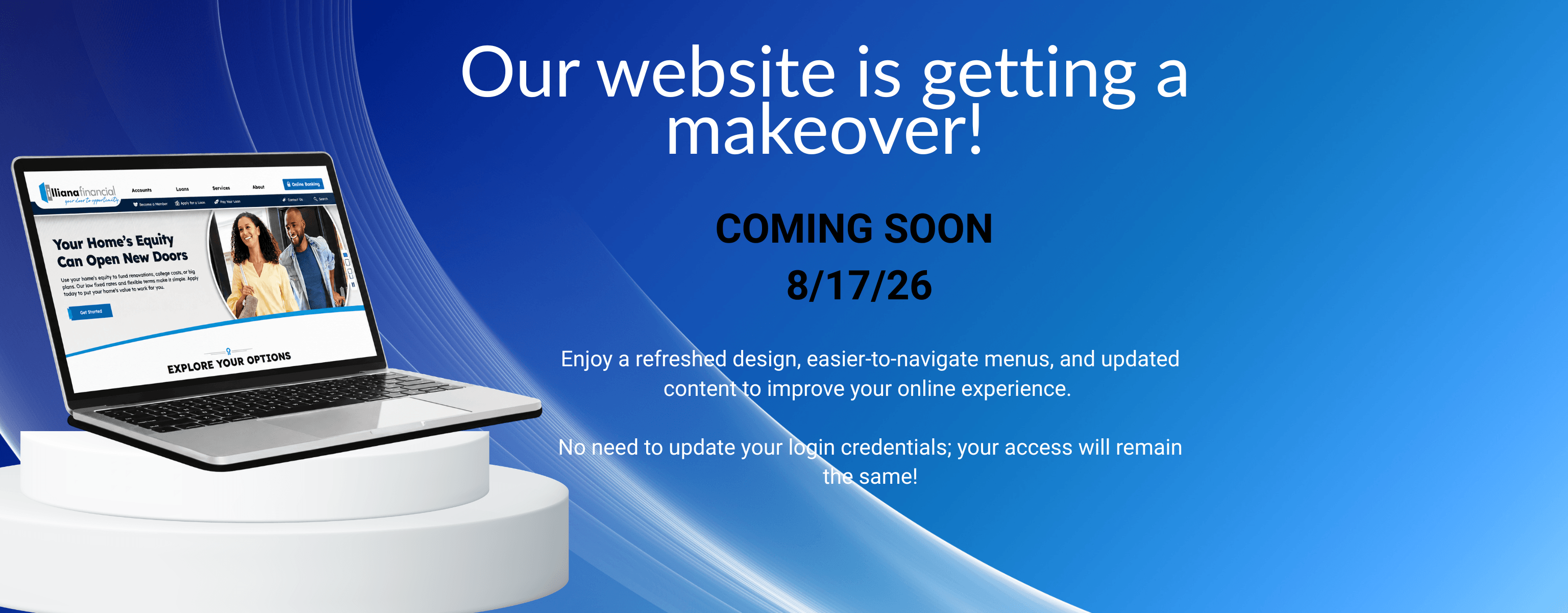 new website coming soon