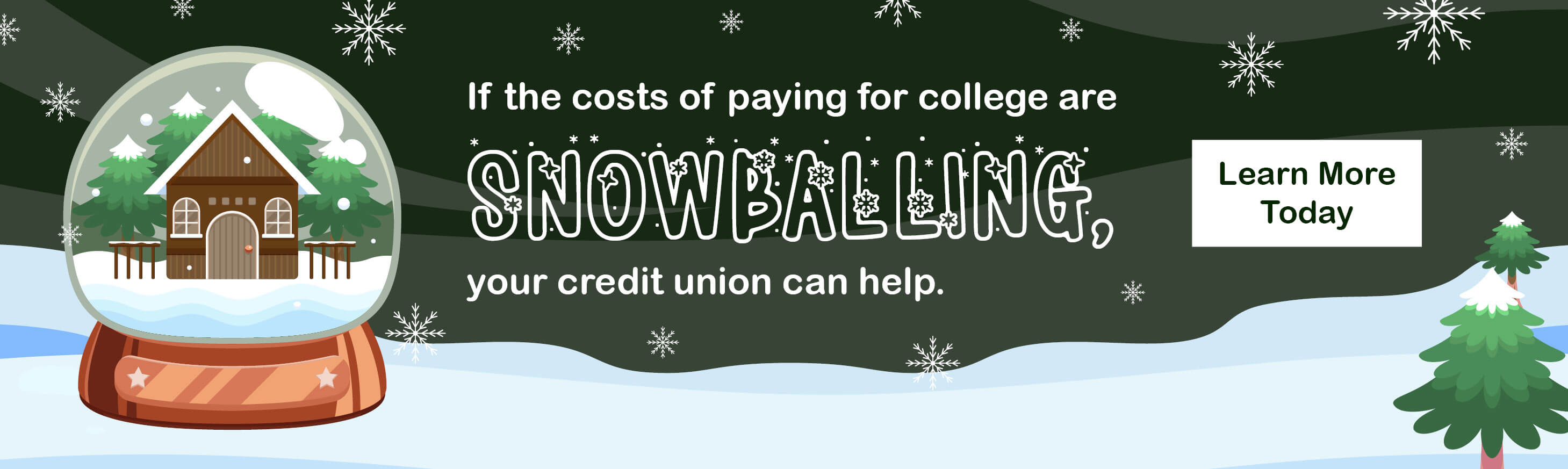 If college costs are snowballing, your credit union can help