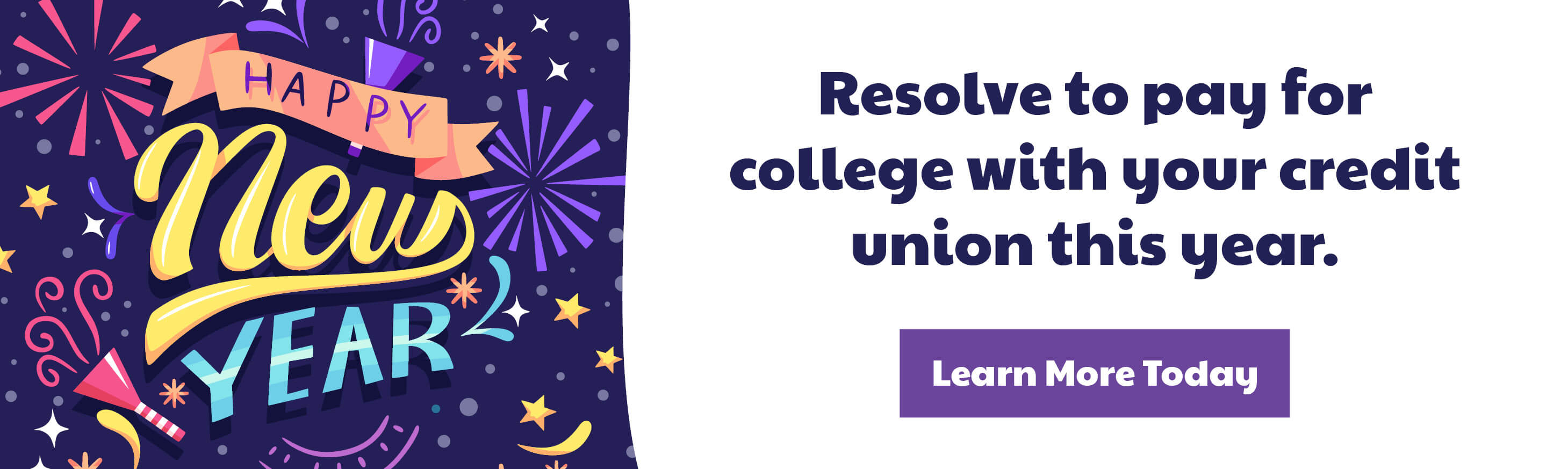 Resolve to pay for college with your credit union