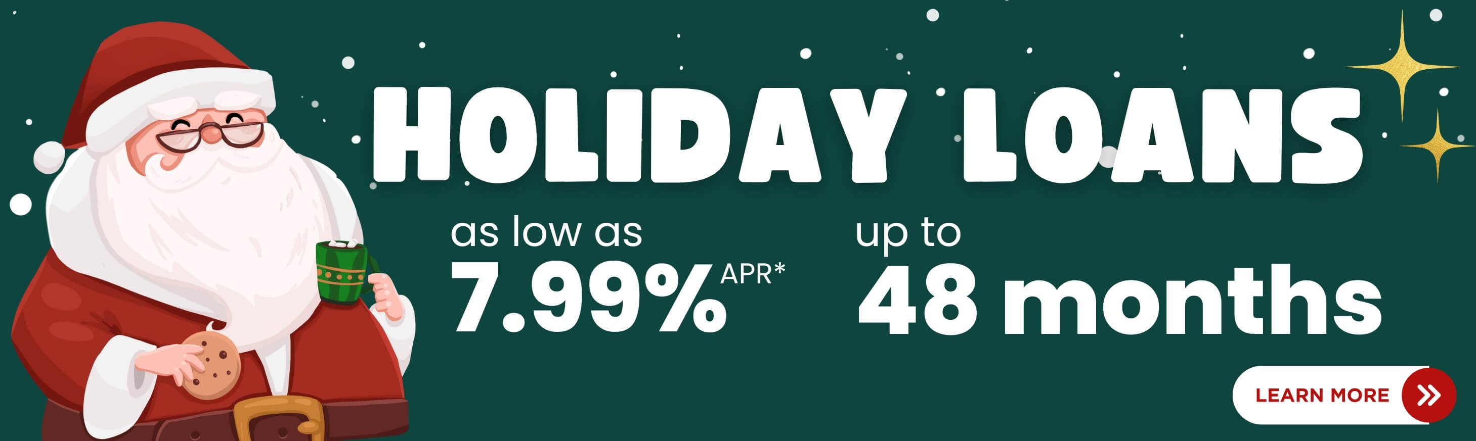 Holiday Loans are Here
