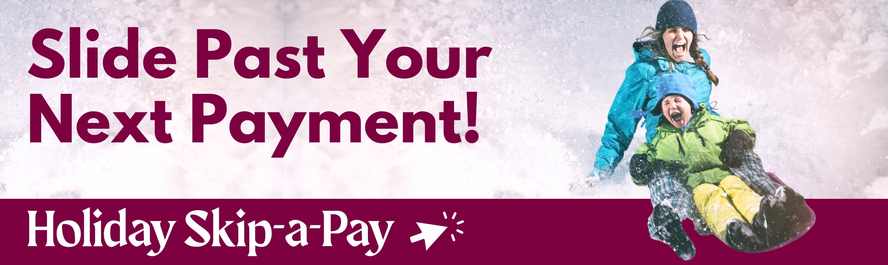 Request to skip your next loan payment