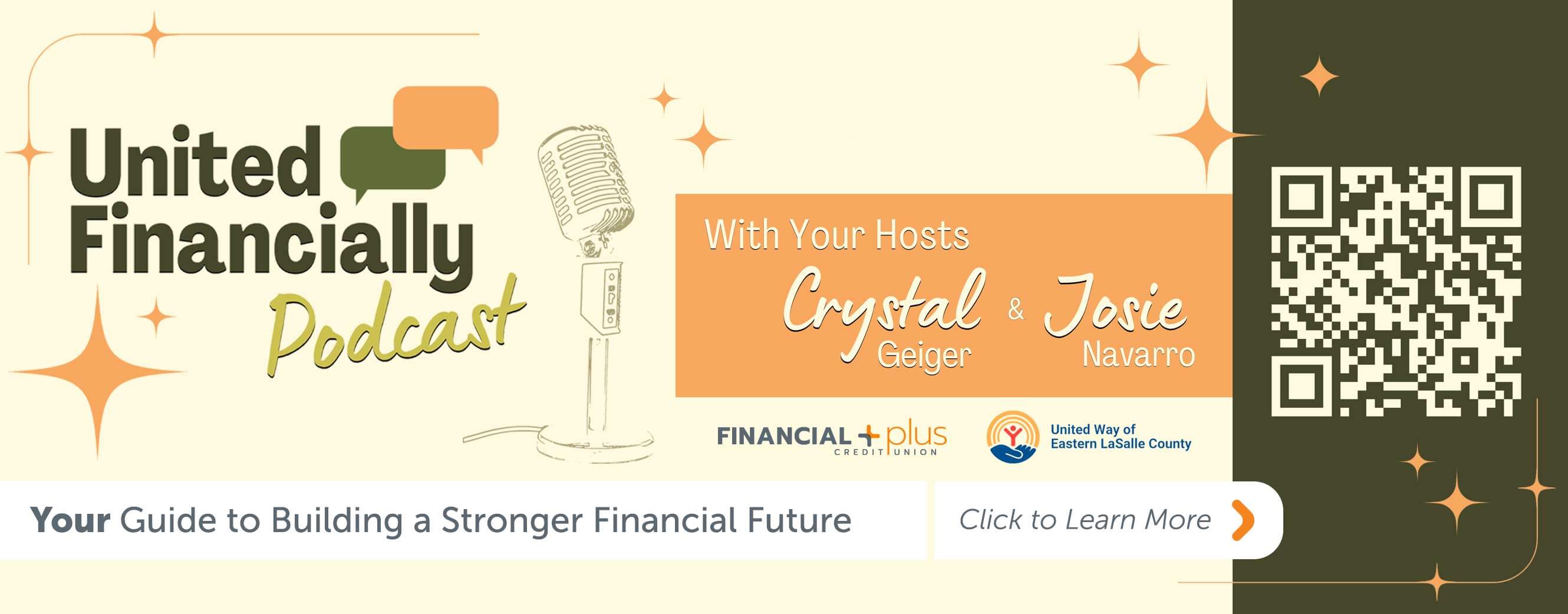 United Financially Podcast Your Guide to Building a Stronger Financial Future Click to learn more