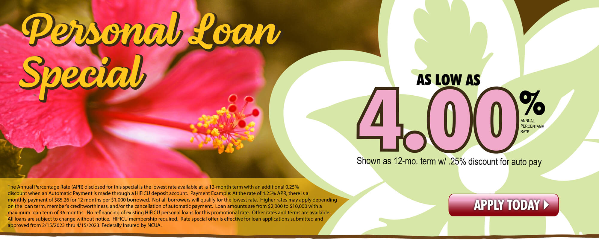 Personal Loan Special