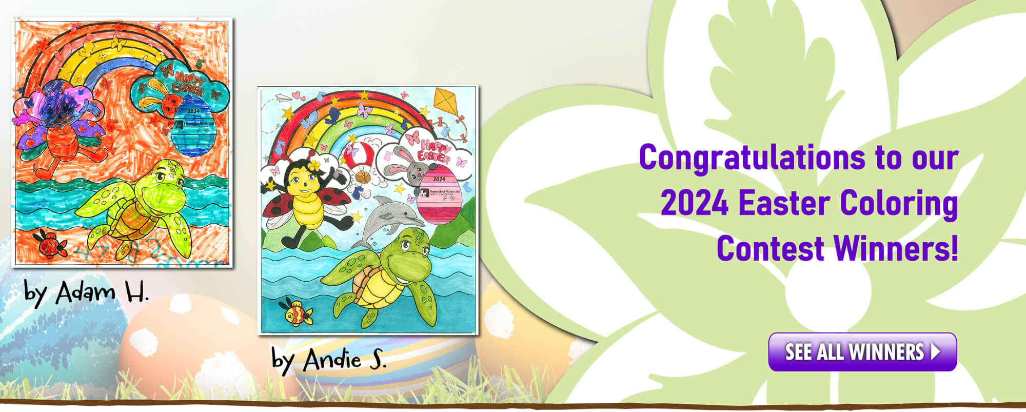 Congratulations to all of our 2024 Easter Coloring Contest Winners!