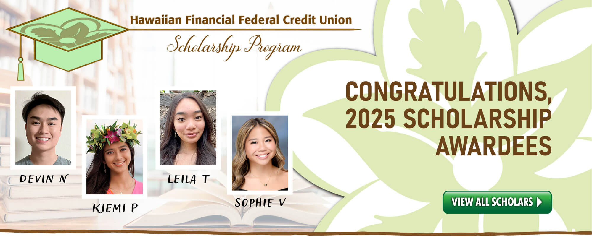 Congratulations to our 2025 HIFICU Scholarship Awardees!  Best of luck in your collegiate endeavors!