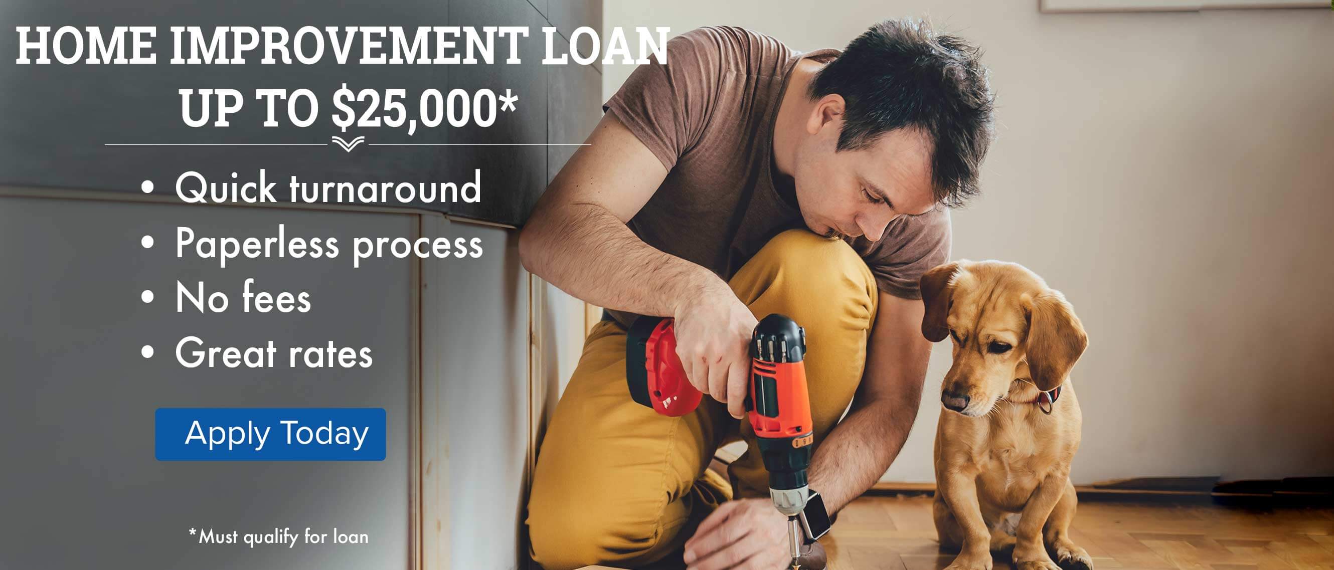 Home Improvement Loan Up to $25,000, Apply Today