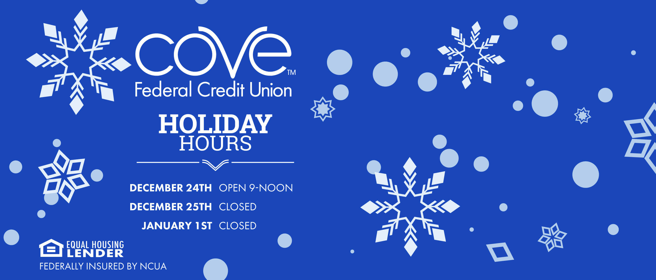 Holiday Hours