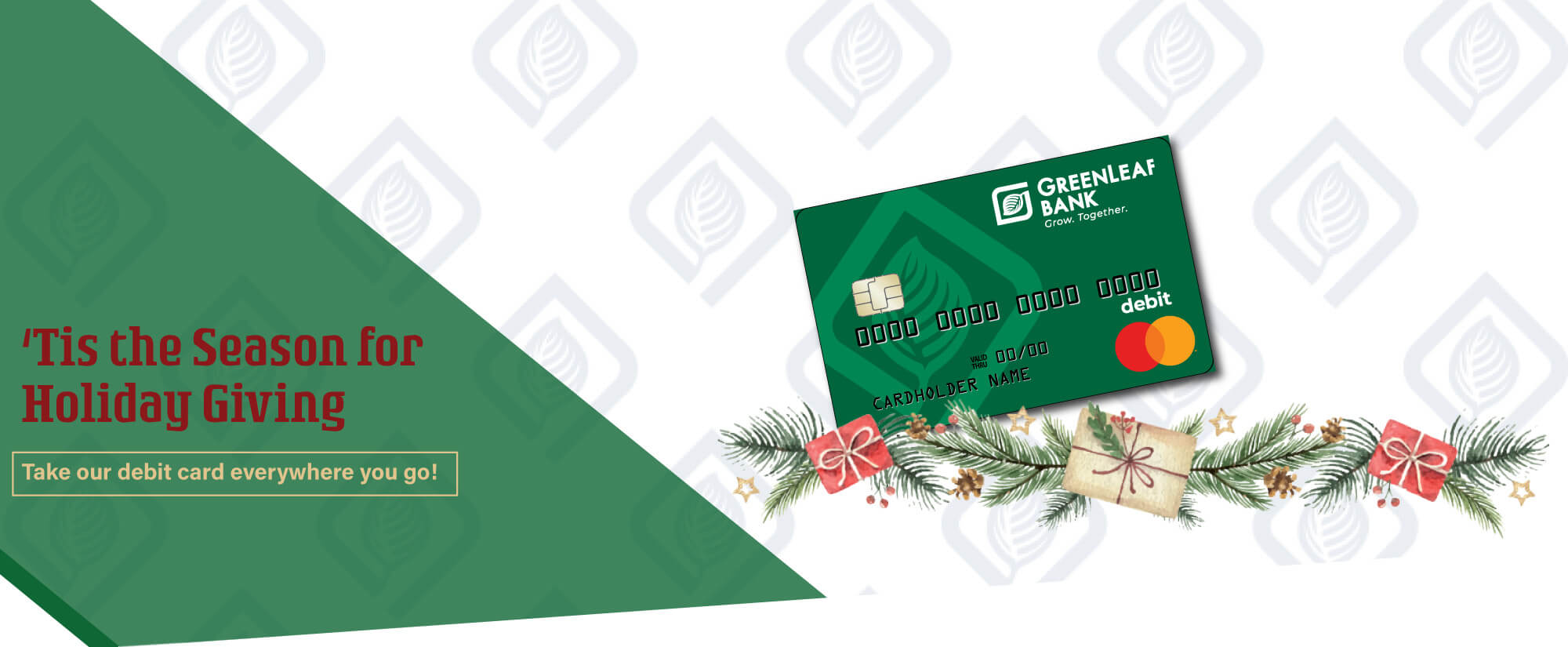 Take our debit card holiday shopping