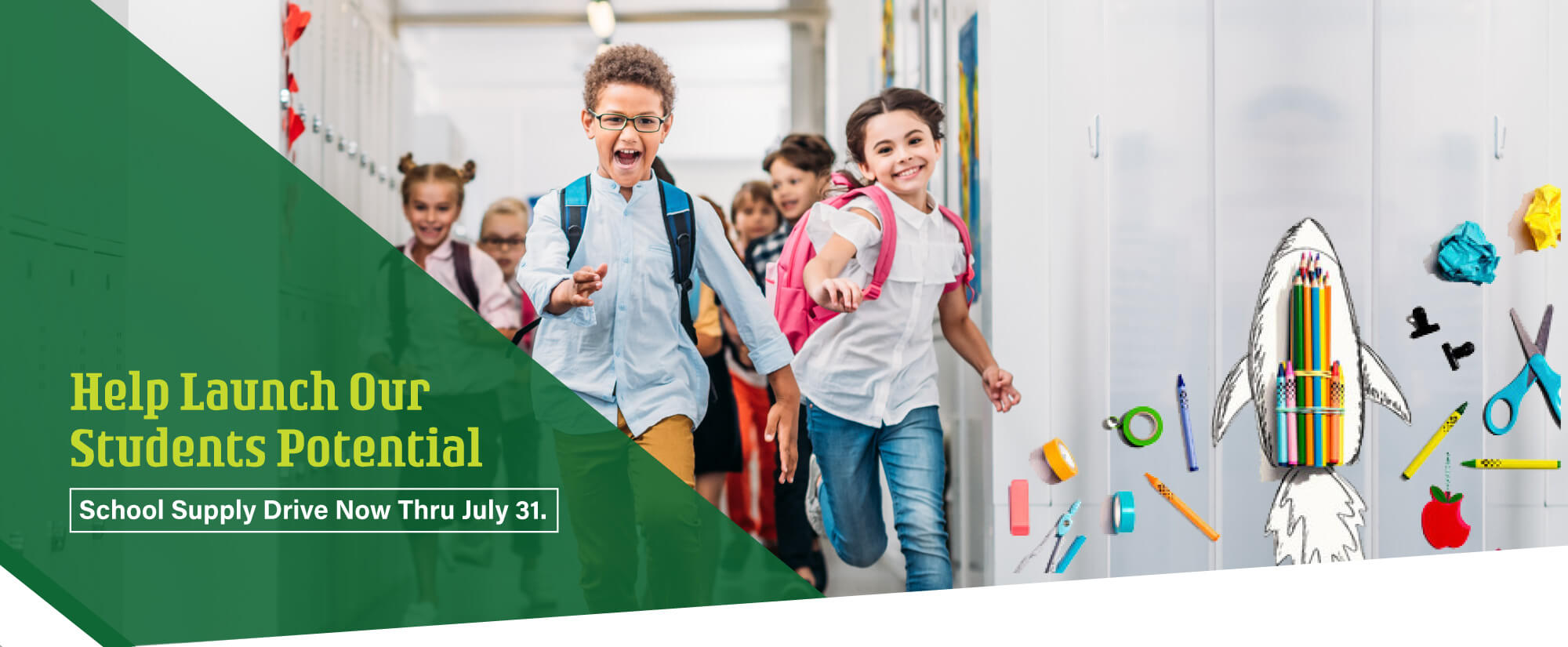 Drop off school supplies now