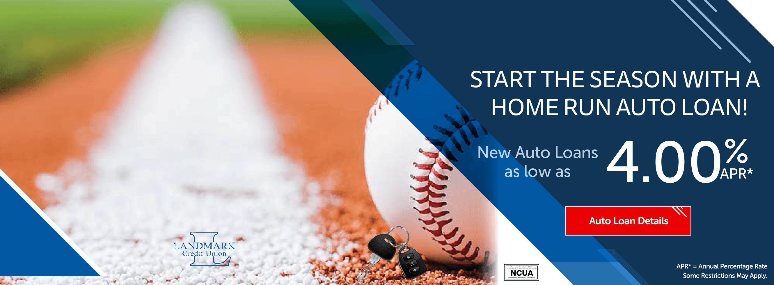 Start the season with a home run auto loan!