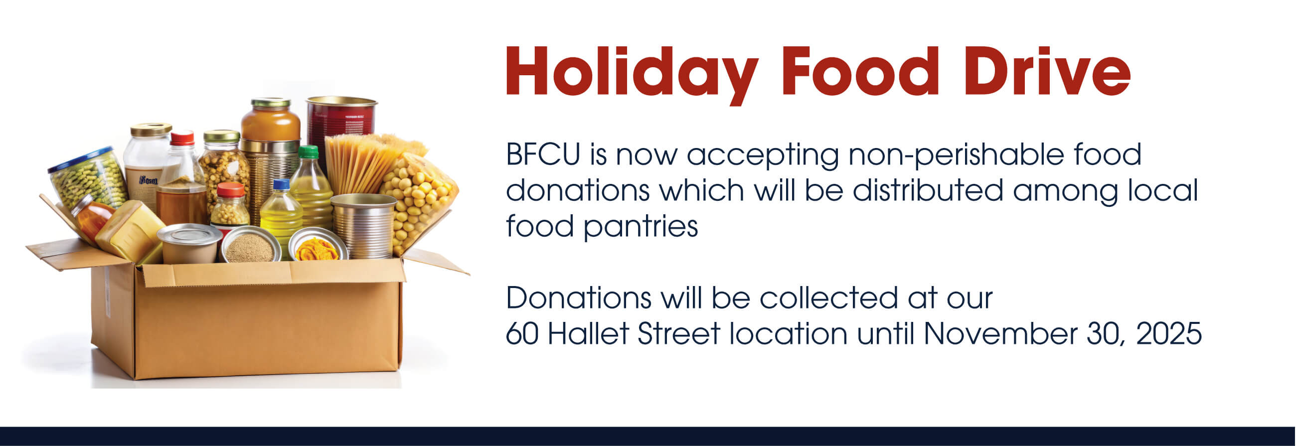 BFCU Food Drive
