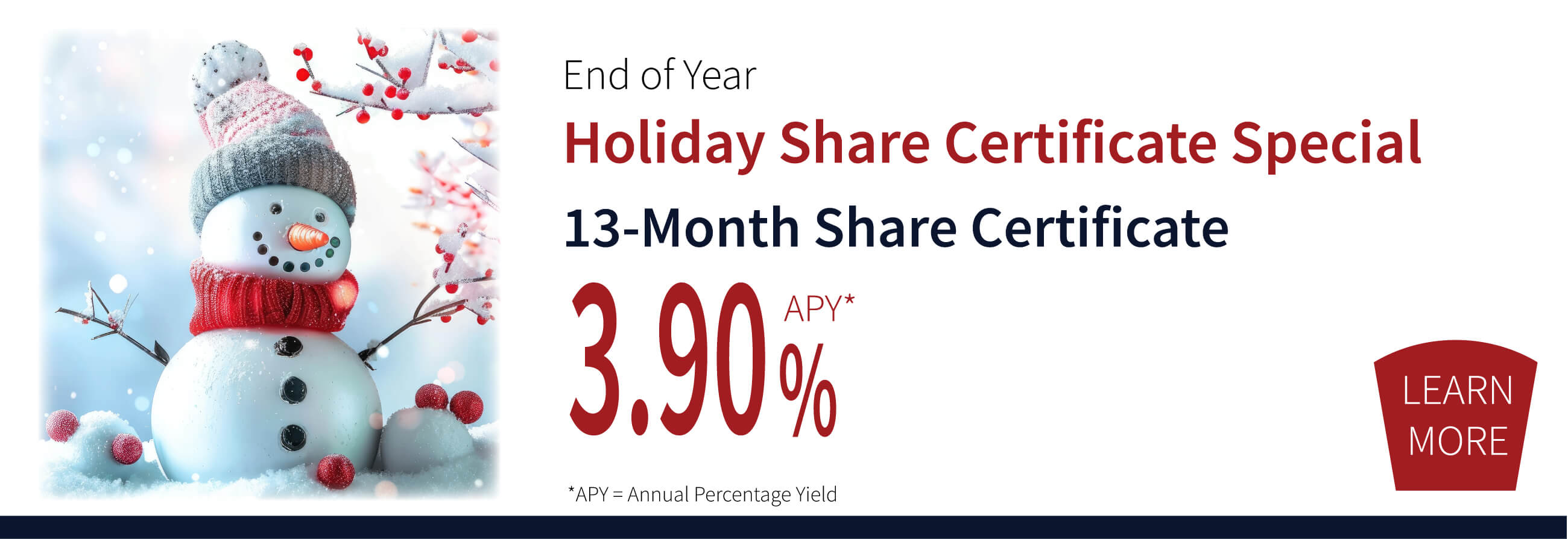 Holiday Share Certificate Special
