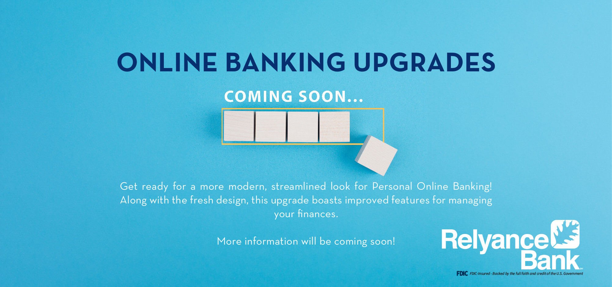 Online Banking Upgrades Coming Soon