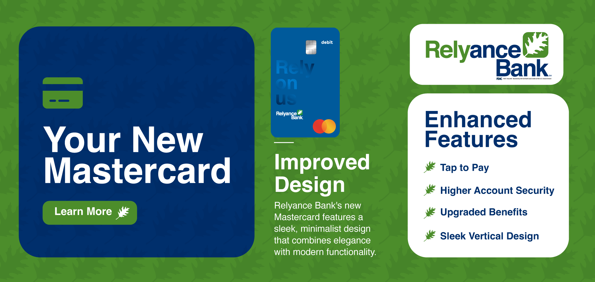 New Mastercard with enhanced features, tap to pay, higher account security, upgraded benefits, and sleek vertical design. Learn more.