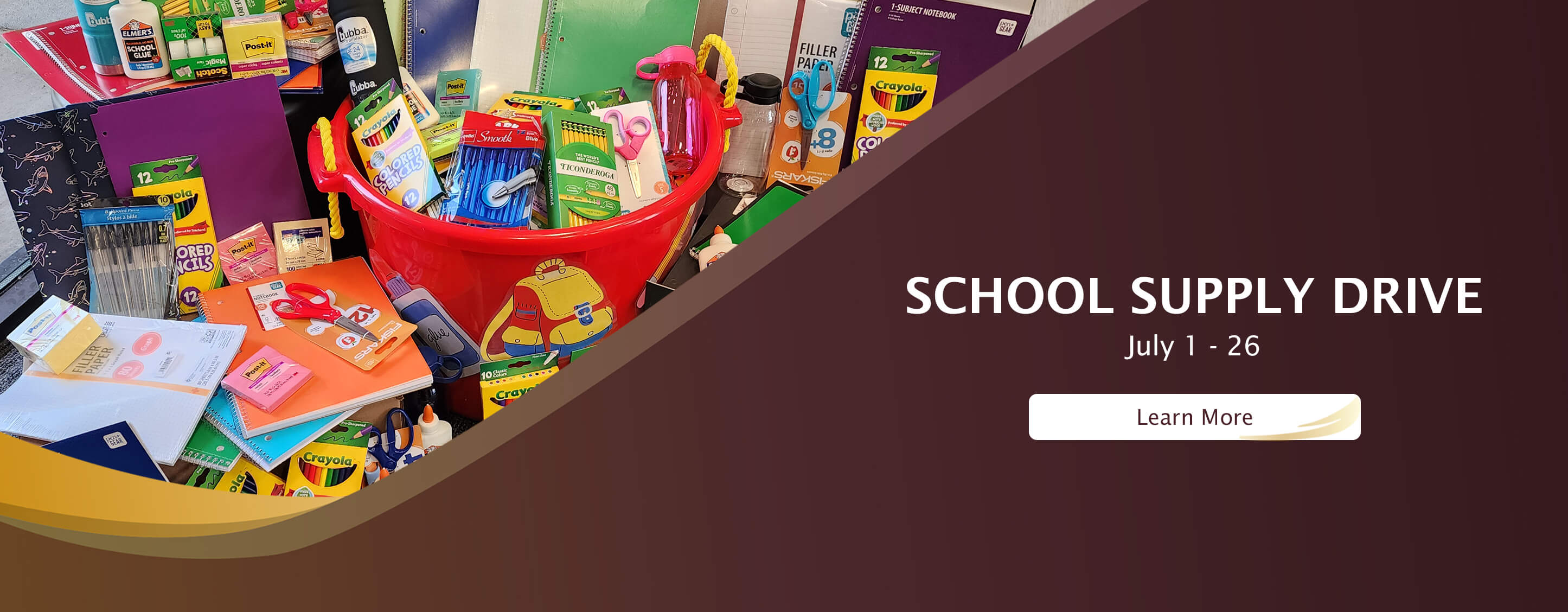 FNC Bank school supply drive