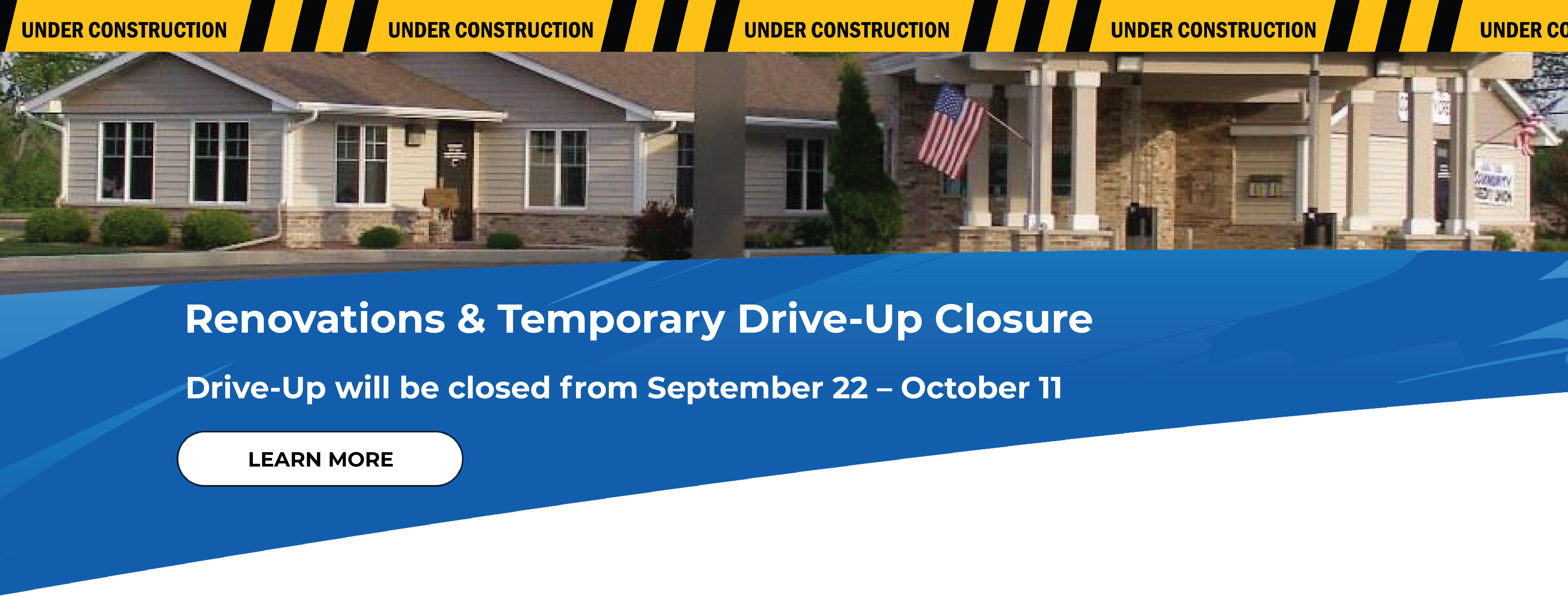 Branch renovations will be happening mid Sept - January 