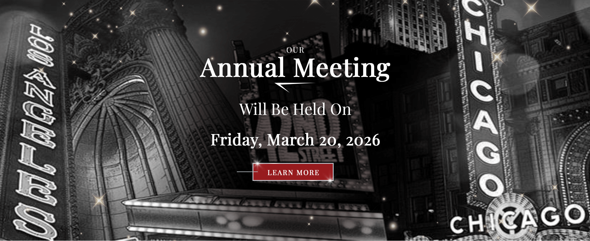 Our 64th Annual Meeting will be held on Friday, March 20, 2026, at 3:30 PM EST.